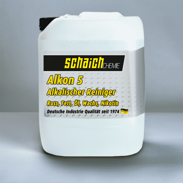 alkon_5_alkalischer_reiniger_hartnaeckige_verkrustungen_russ_fett_oel_wachs_nikotin_schaich_chemie